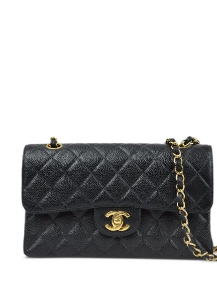 HOT SALE 2002 bag small Double Women Flap CHANEL shoulder 0423